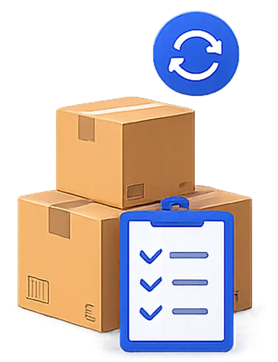 Inventory management setup